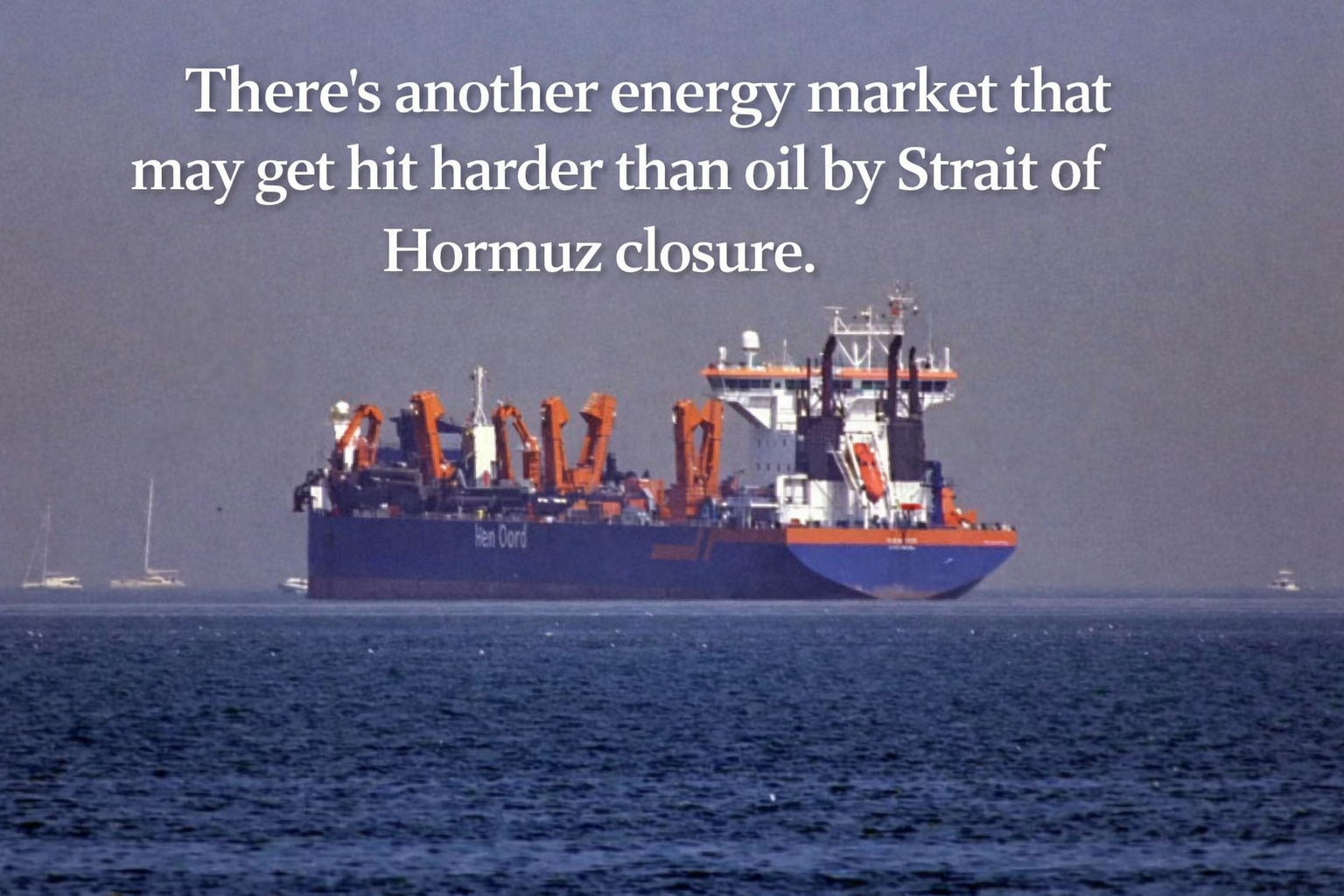 There's another energy market that may get hit harder than oil by Strait of Hormuz closure